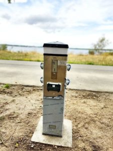 Stromanschluss Wohmobil Stellplatz Goitzsche auf der Agora !