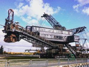 Stellplatz am Gremminger See - Ferropolis - Unter gigantischen Schaufelradbaggern Campen