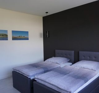 Schlafzimmer Landseite Pouch Ferienhaus