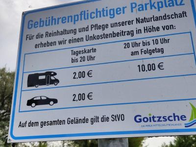 Wohnmobil Stellplatz Halbinsel Pouch - Preistafel